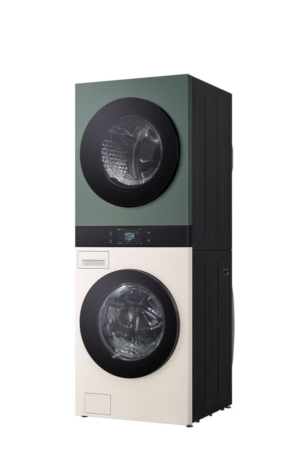 LG 트롬 AI 오브제컬렉션 워시타워 (세탁 25 / 건조 25kg) 1등급 WA2525EGZF는 AI DD 6모션 세탁 시스템, AI 타임 센싱, 트루스팀 기능을 탑재하여 더욱 깨끗하고 편리한 세탁을 제공합니다. 7인치 와이드 디스플레이를 통해 세탁 및 건조 코스를 직관적으로 설정하고, 자동 세제 투입 및 자동 통살균 기능으로 위생적인 관리가 가능합니다. 세탁 용량 25kg, 건조 용량 25kg으로 넉넉한 사용 공간을 제공하며, 네이처 네이비, 네이처 그린, 네이처 크림 그레이, 네이처 베이지, 네이처 에센스화이트, 스페이스 블랙 등 다양한 색상 옵션으로 출시되었습니다. 표준세탁, 이불, 소량급속, 울/섬세, 알뜰삶음, 타월 등 다양한 세탁 코스와 표준 건조, AI 건조, 이불, 소량급속, 울/섬세, 침구털기, 타월 등 건조 코스를 지원합니다. 1등급 에너지 효율로 전기료 절감 효과까지 누릴 수 있습니다.
