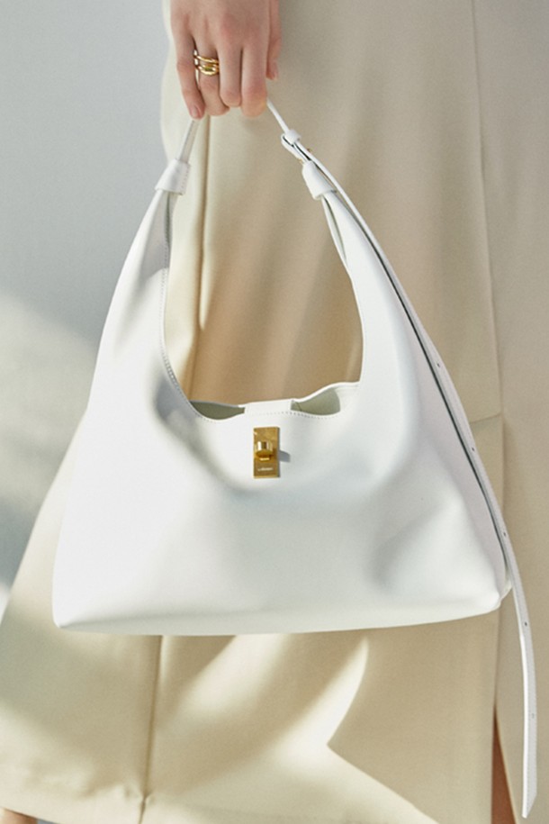 le abonne - 숄더백 - Vivian bag_white