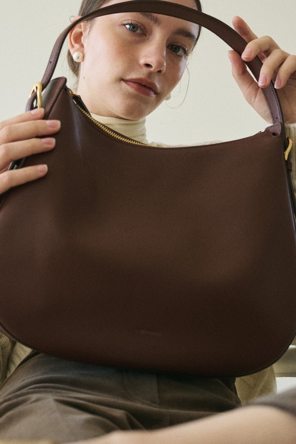 le abonne - 숄더백 - AIRY BAG_BROWN