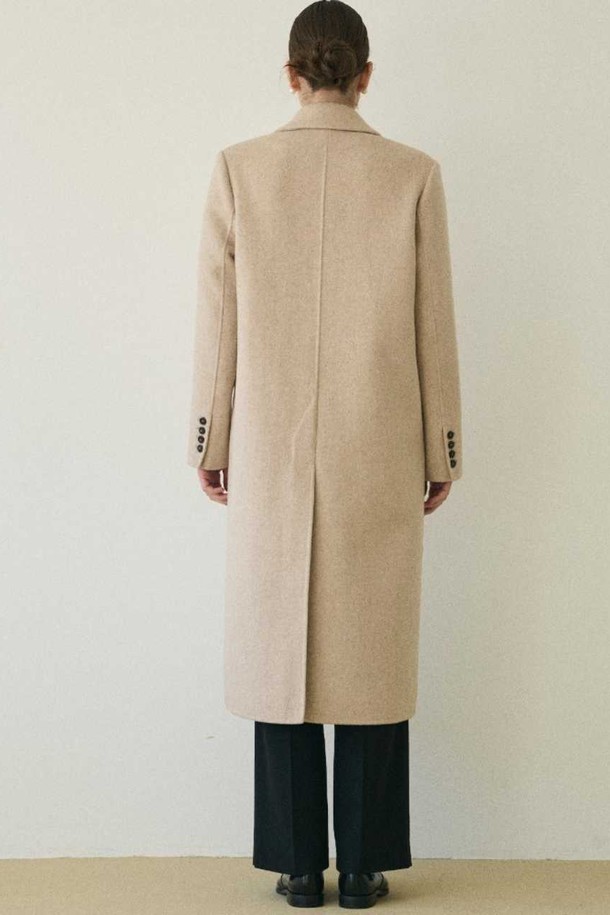 le abonne - 코트 - CLASSIC WOOL COAT_OATMEAL