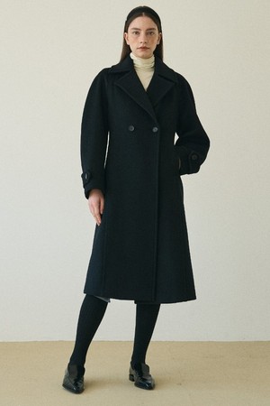 VOLUME WOOL COAT_BLACK