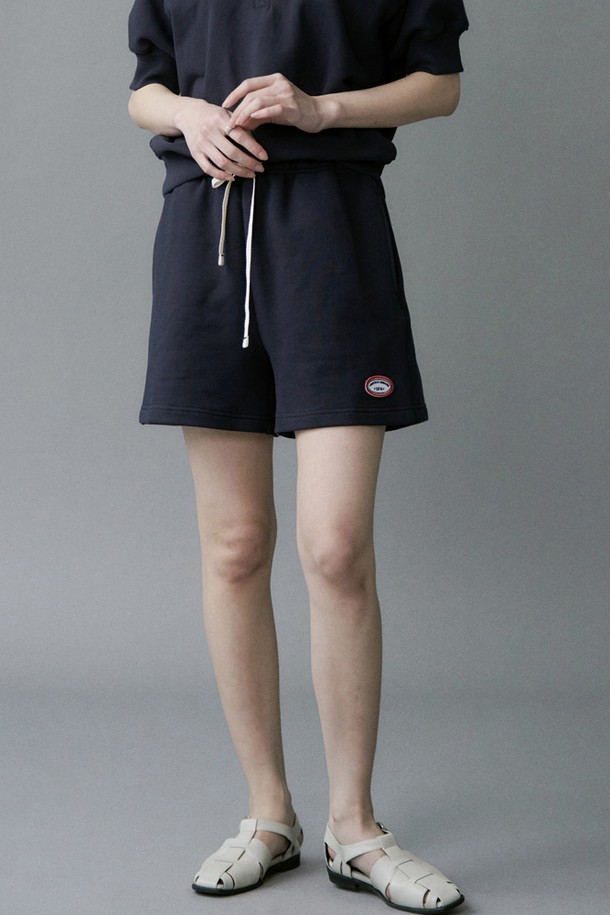 le abonne - 쇼트팬츠 - CLASSIC SWEAT SHORTS_NAVY