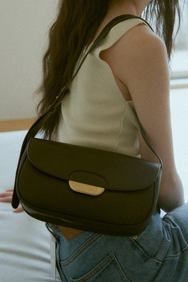 le abonne - 숄더백 - BAGUETTE BAG_DARK BROWN