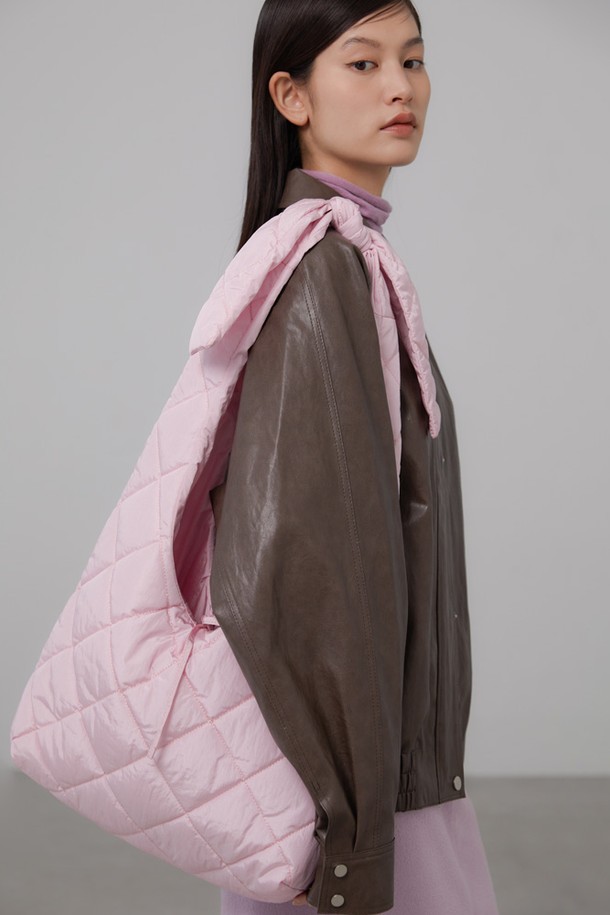 le abonne - 숄더백 - EMMA PADDING SHOULDER BAG_LIGHT PINK