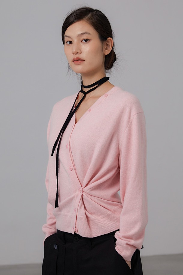 le abonne - 스웨터 - TWIST KNIT_PINK