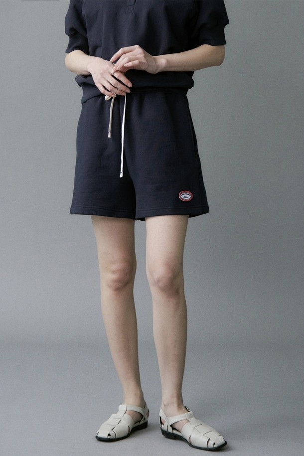 le abonne - 쇼트팬츠 - CLASSIC SWEAT SHORTS_NAVY