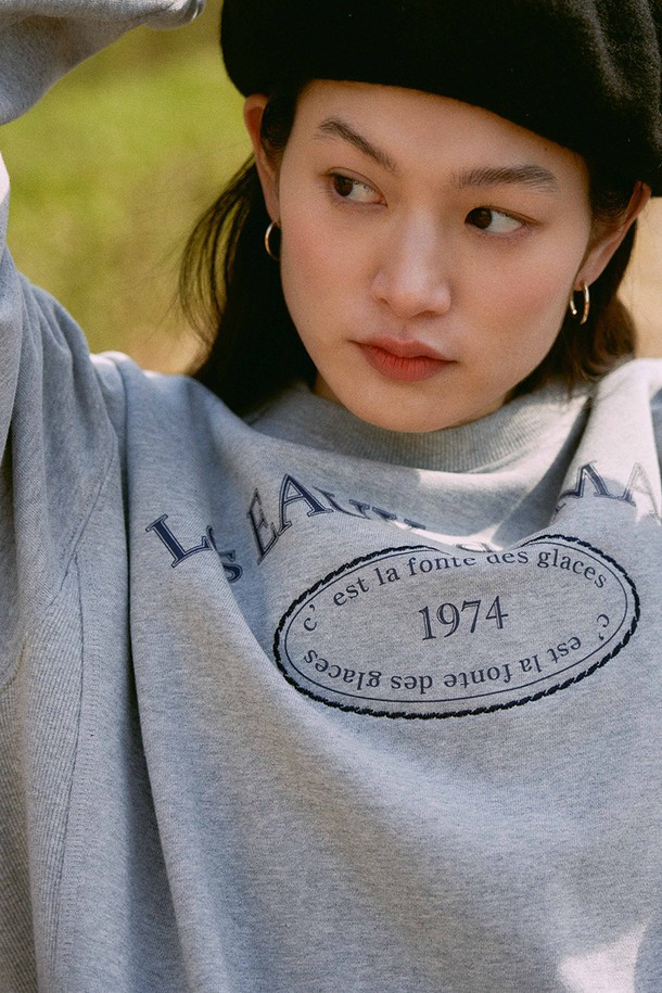 le abonne - 스웻셔츠 - MARS SWEAT SHIRT_MELANGE