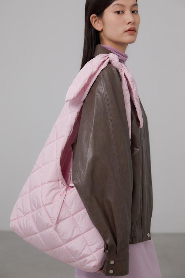 le abonne - 숄더백 - EMMA PADDING SHOULDER BAG_LIGHT PINK