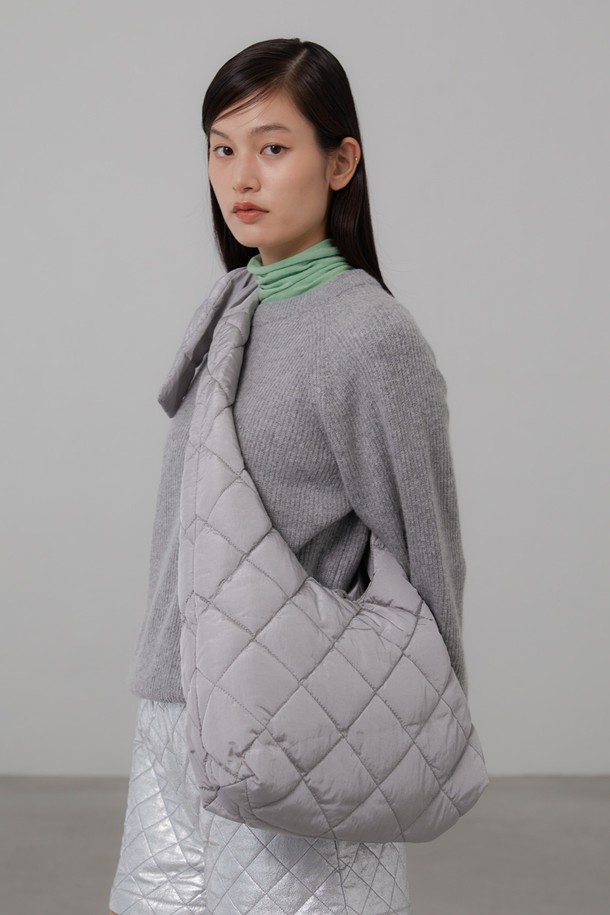 le abonne - 숄더백 - EMMA PADDING SHOULDER BAG_GREY