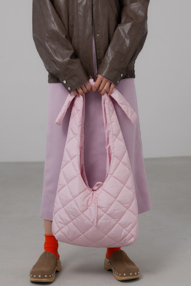 le abonne - 숄더백 - EMMA PADDING SHOULDER BAG_LIGHT PINK