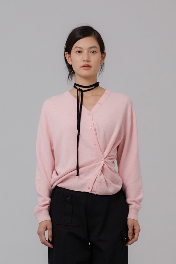 le abonne - 스웨터 - TWIST KNIT_PINK