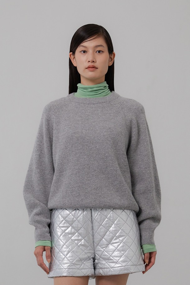 le abonne - 스웨터 - BALLOON KNIT_GREY