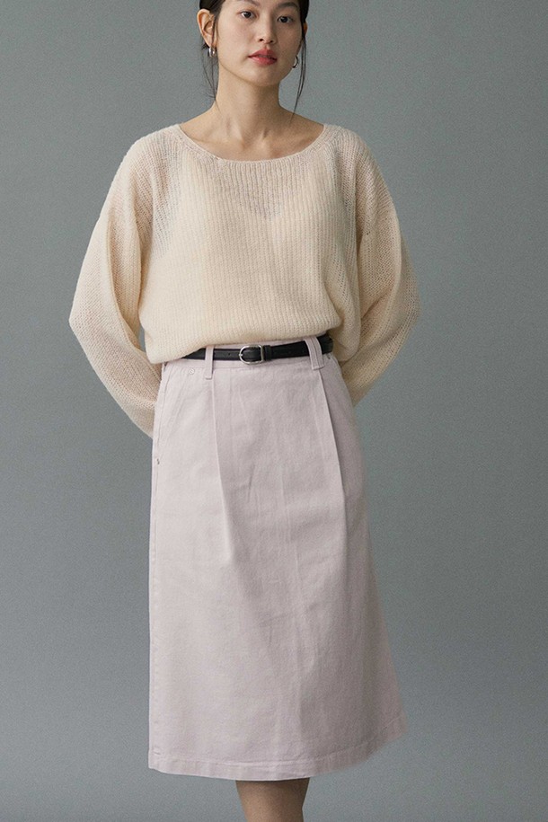 le abonne - 스웨터 - SOFT PULLOVER_IVORY