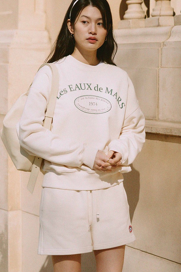 le abonne - 스웻셔츠 - MARS SWEAT SHIRT_CREAM