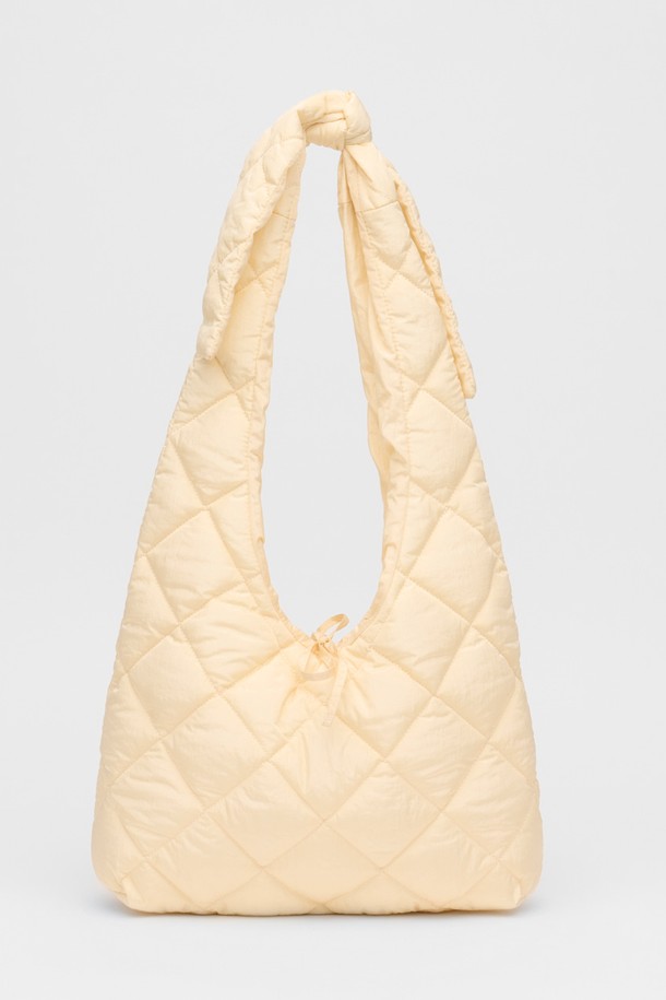 le abonne - 숄더백 - EMMA PADDING SHOULDER BAG CREAM