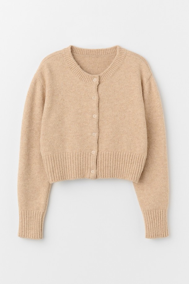 le abonne - 가디건 - TAIL KNIT CARDIGAN_BEIGE