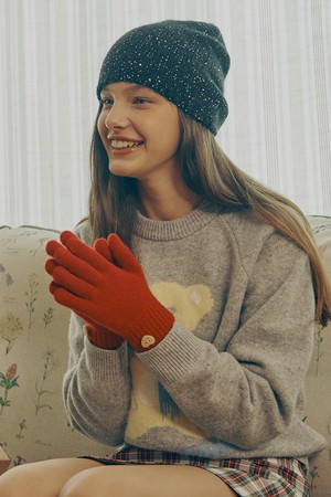 [23FW] A WOODEN HEART WOOL GLOVES [5colors]