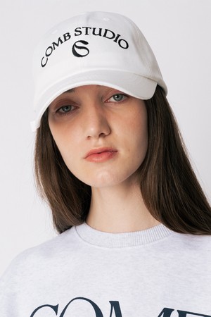 CO LOGO EMBROIDERED BALL CAP_WHITE