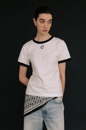 CO COLOR COMBI BASIC T-SHIRT_WHITE