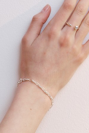 [silver925]peanut link chain bracelet