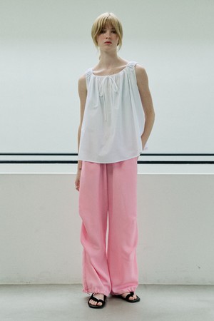 CO SIDE TUCK DETAIL PANTS_PINK