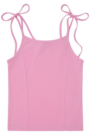 A RIBBON SLEEVELESS TOP [2colors]