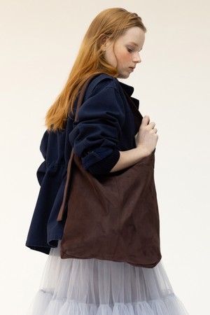 CO SUEDE BIG BAG_BROWN