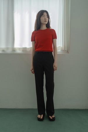 NEW BASIC SLIM PANTS_BLACK