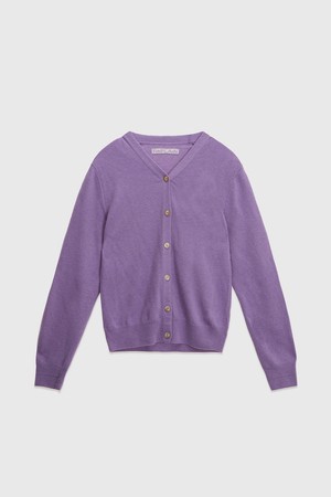 CASHMERE BLEND V-NECK CARDIGAN