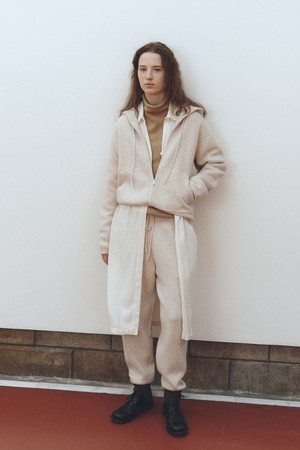 PURE WOOL JOGGER PANTS_PALE BEIGE