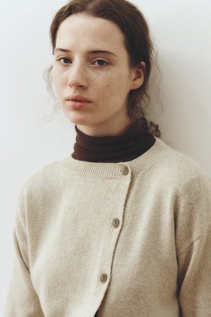 SOFT WOOL JERSEY TOP_BROWN