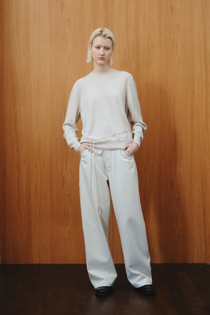 WIDE DENIM PANTS_IVORY