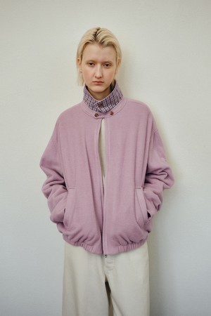SOFT FLEECE BLOUSON_LILAC