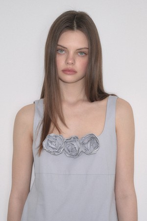 [26MID] CORSAGE BROOCH (GREY)