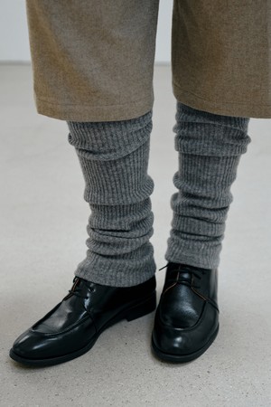 WOOL CASHMERE LEG WARMER_GREY