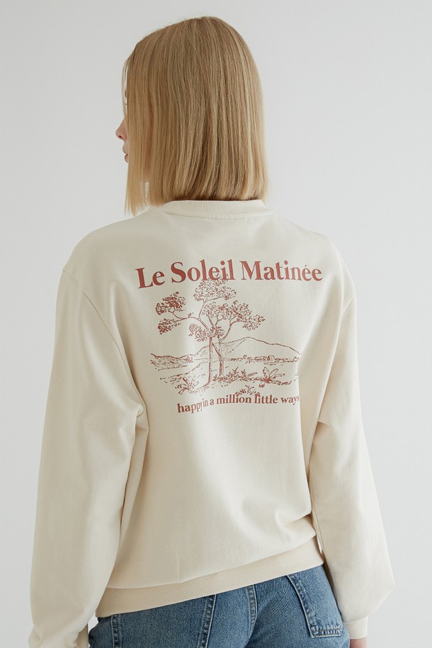 Le Soleil Matinee - 스웻셔츠 - [21FW] Luster Nature Sweat Shirt[Ivory]