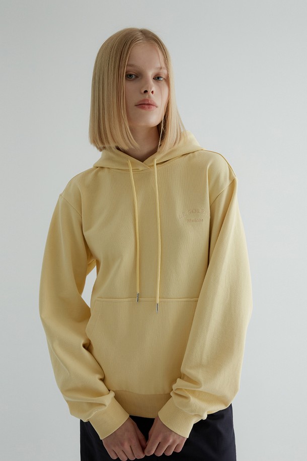 Le Soleil Matinee - 후디 - [21FW] Luster Signature Hoodie[Yellow]