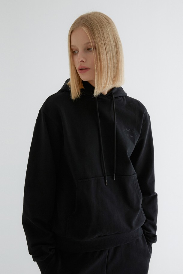 Le Soleil Matinee - 후디 - [21FW] Luster Signature Hoodie[Black]