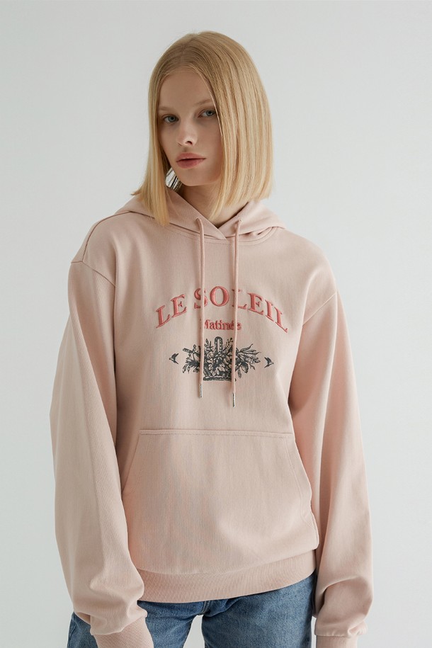 Le Soleil Matinee - 후디 - [21FW] Luster Basket Hoodie[Pink]