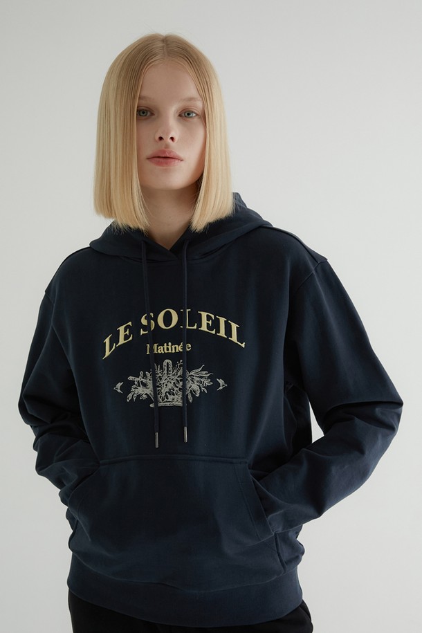 Le Soleil Matinee - 후디 - [21FW] Luster Basket Hoodie[Navy]