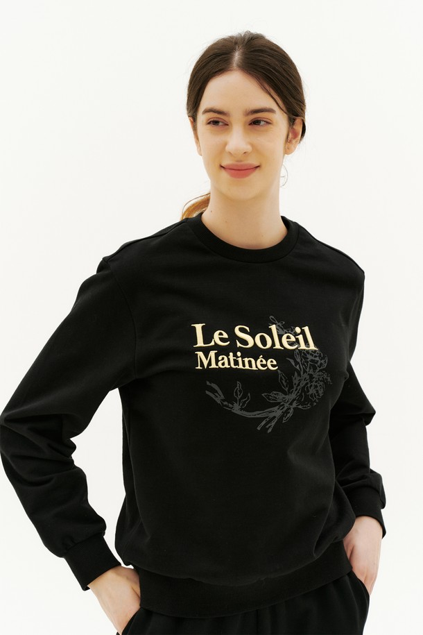 Le Soleil Matinee - 스웻셔츠 - [22SS] Luster Fruit Sweat Shirt[BLACK]