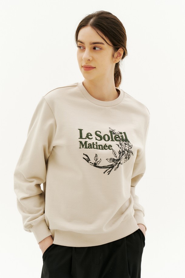 Le Soleil Matinee - 스웻셔츠 - [22SS] Luster Fruit Sweat Shirt[GREIGE]