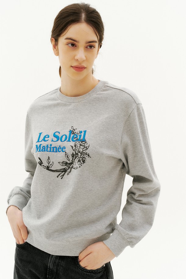 Le Soleil Matinee - 스웻셔츠 - [22SS] Luster Fruit Sweat Shirt[M/GREY]