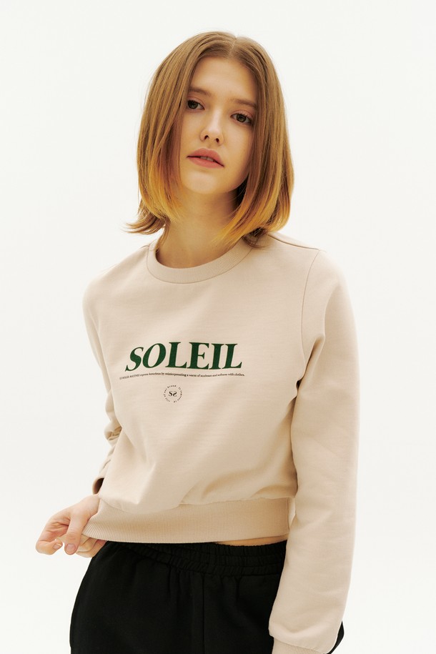 Le Soleil Matinee - 스웻셔츠 - [22SS] Luster Big Soleil Sweat Shirt[BEIGE]