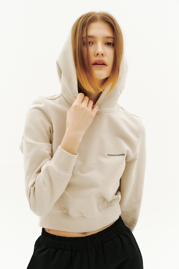 Le Soleil Matinee - 스웻셔츠 - [22SS] Luster Signature Circle Sweat Shirt[GREIGE]