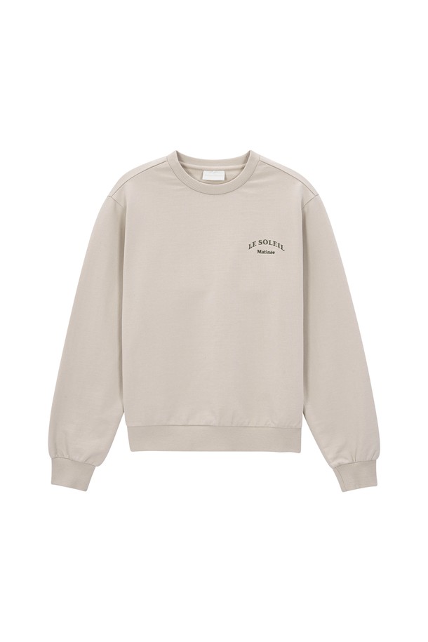 Le Soleil Matinee - 스웻셔츠 - [22SS] Luster Back Cat Sweat Shirt[BEIGE]