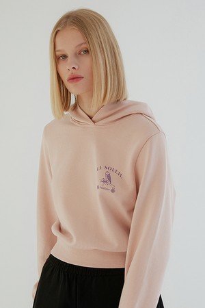 [21FW] Luster OWL Crop Hoodie[Pink]