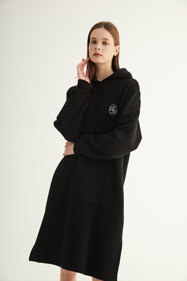 Le Soleil Matinee - 긴소매 원피스 - [재입고] Luster Solunar Hoodie One-Piece [BLACK]