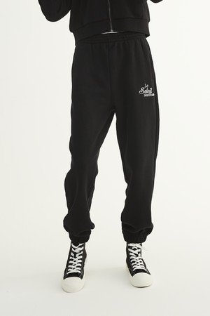 [22FW] Luster Soleil Needlework Jogger Pants [Black]