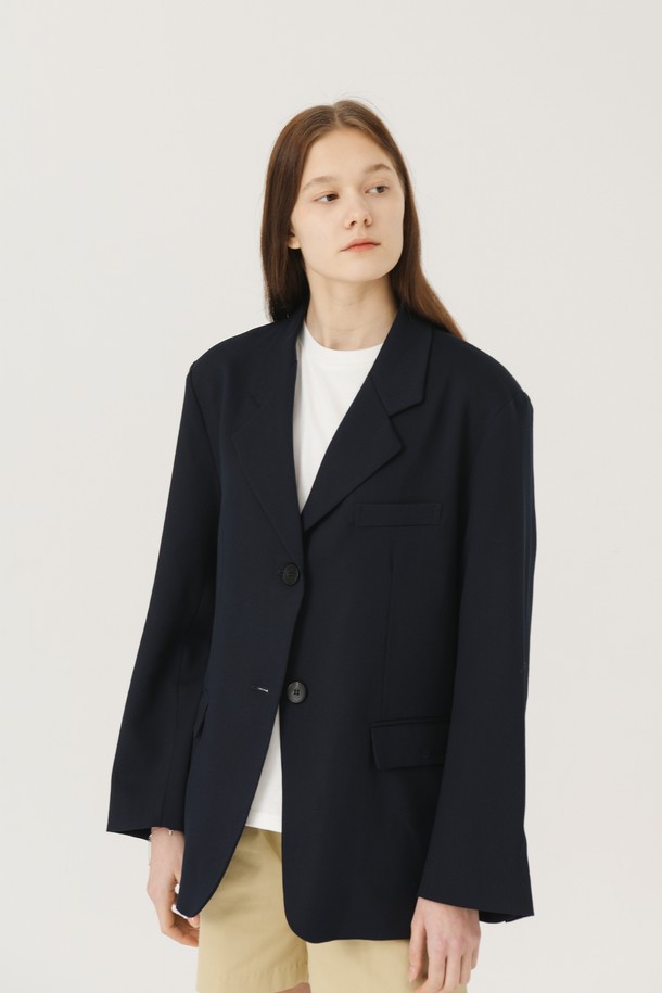 Le Soleil Matinee - 자켓 - Over-Fit Modern Blazer Jacket [NAVY]